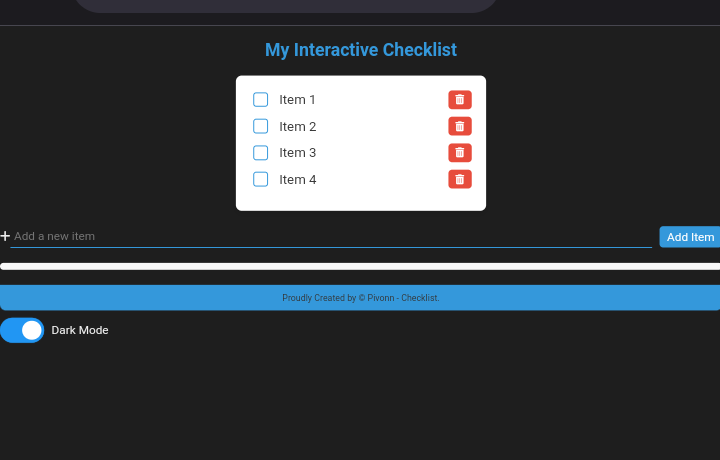 Dark Mode
